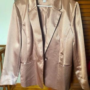 Blush rose gold blazer
